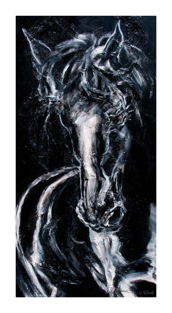 01-54 | Kerstin Tschech | Pferdegemälde | Galerie-Leinwanddruck (4 cm)