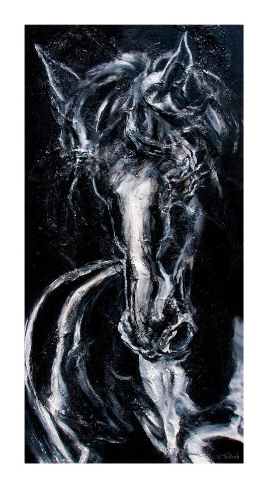 01-54 | Kerstin Tschech | Pferdegemälde | Galerie-Leinwanddruck (4 cm)