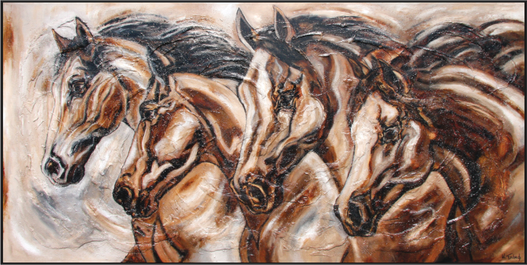 Main image 02-36 Pferdegemälde Kerstin Tschech – Galerie Kunstdruck