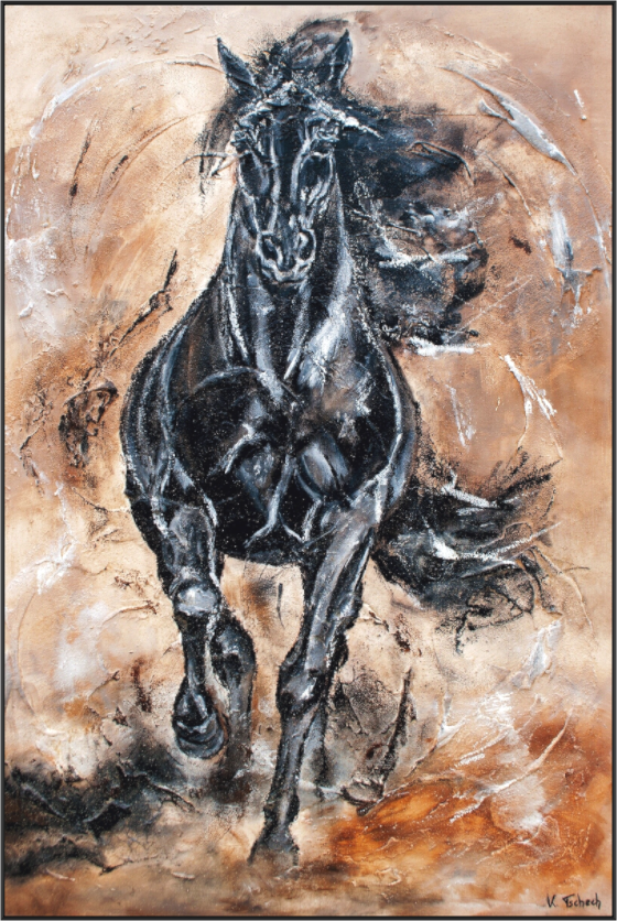 Main image 04-29 Pferdegemälde Kerstin Tschech – Galerie Kunstdruck