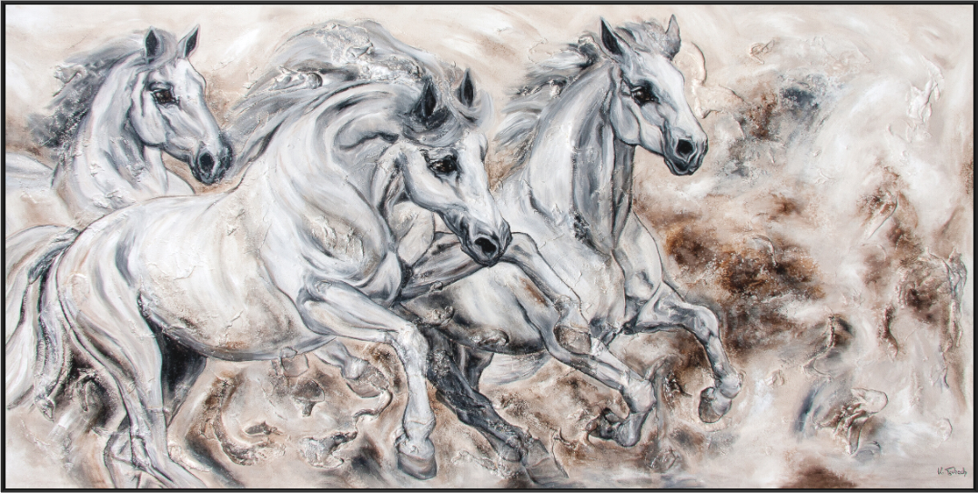 Main image 02-35 Pferdegemälde Kerstin Tschech – Galerie Kunstdruck