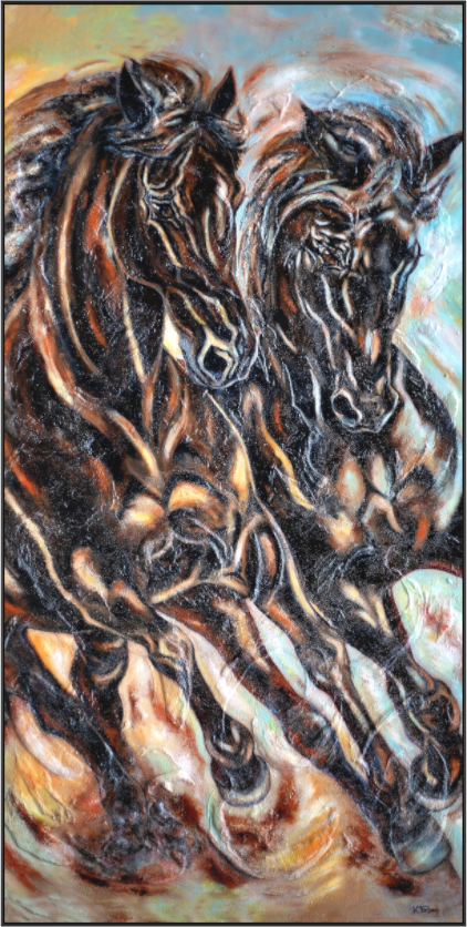 Main image 01-50 Pferdegemälde Kerstin Tschech – Galerie Kunstdruck