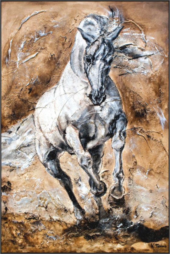 Main image 04-30 Pferdegemälde Kerstin Tschech – Galerie Kunstdruck