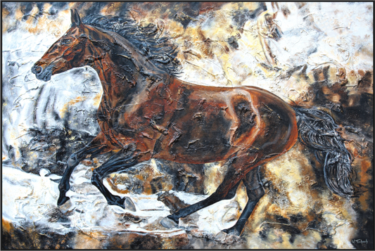 Main image 04-60 Pferdegemälde Kerstin Tschech – Galerie Kunstdruck