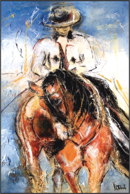 Main image 04-32 Pferdegemälde Kerstin Tschech – Galerie Kunstdruck
