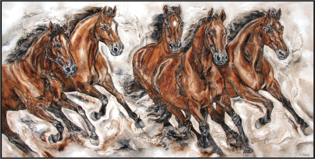 Main image 02-25 Pferdegemälde Kerstin Tschech – Galerie Kunstdruck
