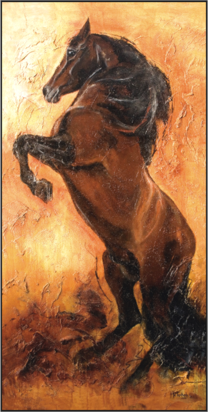 Main image 01-24 Pferdegemälde Kerstin Tschech – Galerie Kunstdruck