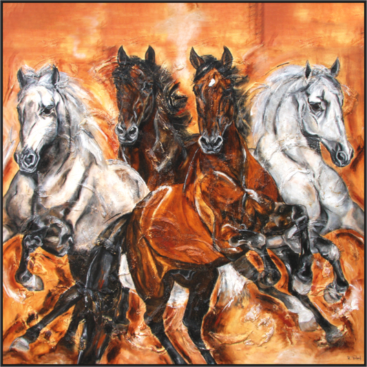 Main image 05-55 Pferdegemälde Kerstin Tschech – Galerie Kunstdruck