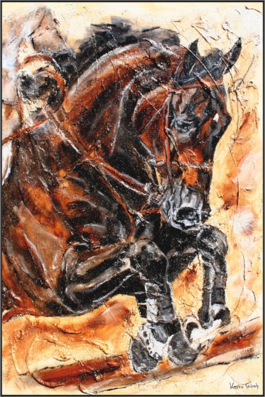 Main image 04-17 Pferdegemälde Kerstin Tschech – Galerie Kunstdruck