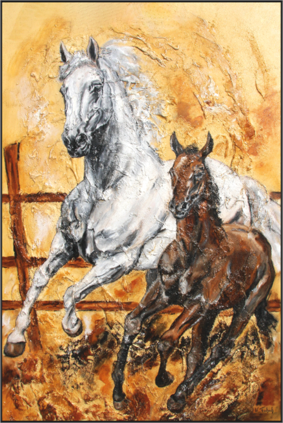 Main image 04-28 Pferdegemälde Kerstin Tschech – Galerie Kunstdruck