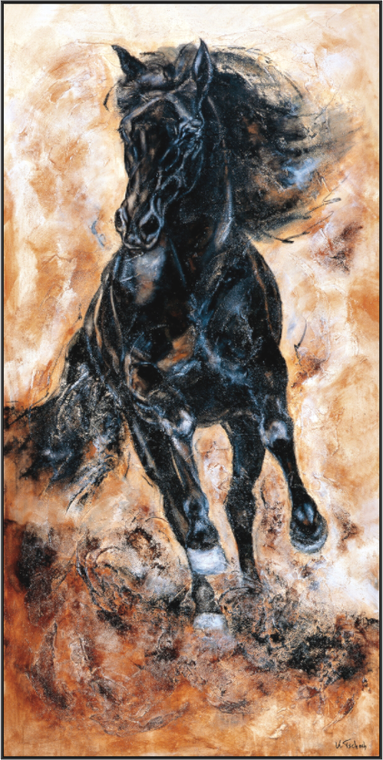Main image 01-39 Pferdegemälde Kerstin Tschech – Galerie Kunstdruck