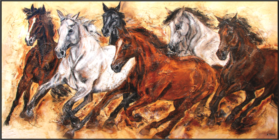 Main image 02-02 Pferdegemälde Kerstin Tschech – Galerie Kunstdruck