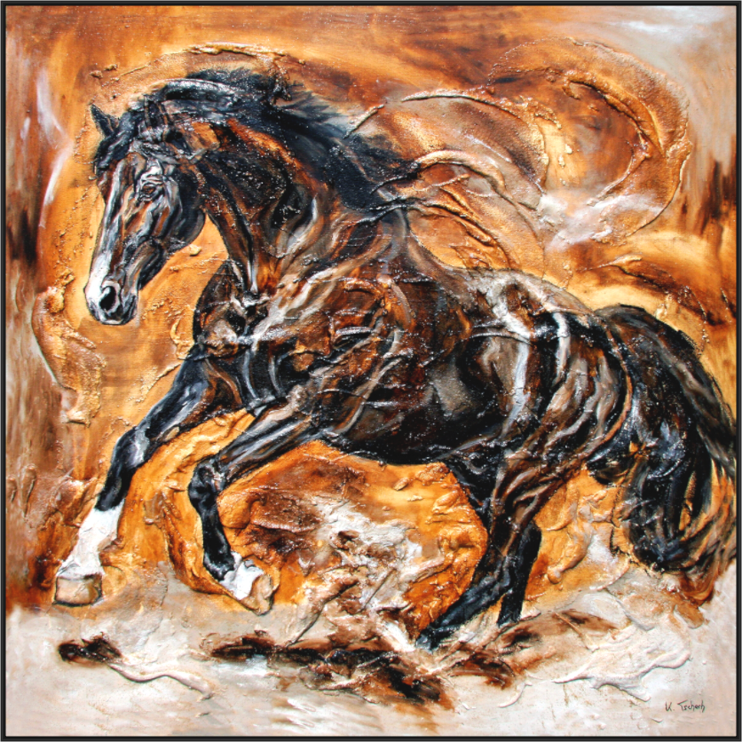 Main image 05-01 Pferdegemälde Kerstin Tschech – Galerie Kunstdruck