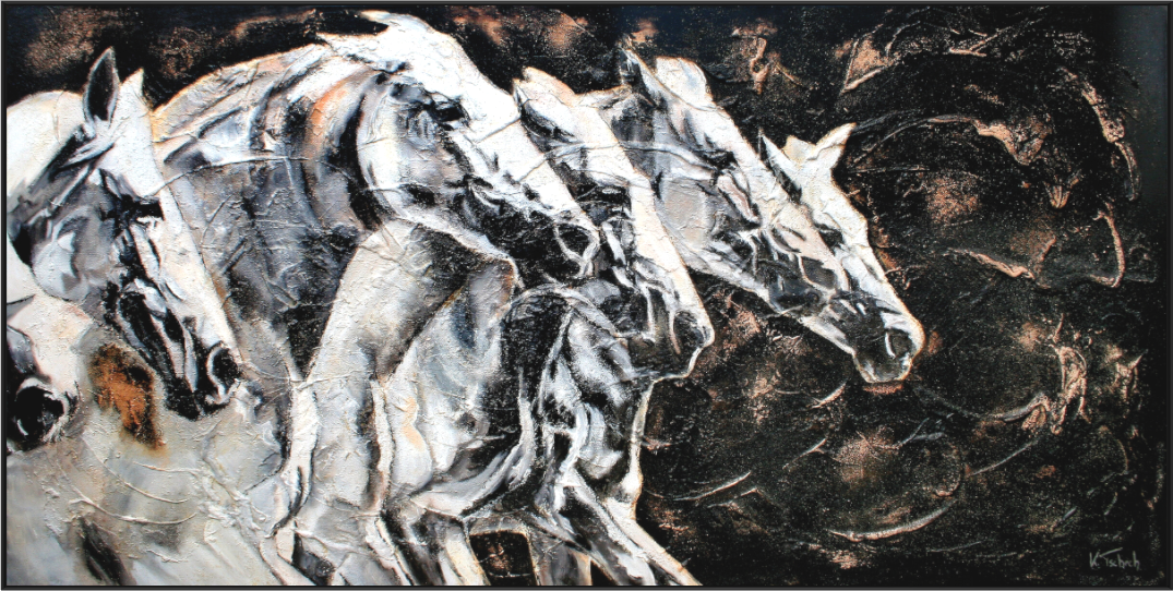 Main image 02-01 Pferdegemälde Kerstin Tschech – Galerie Kunstdruck