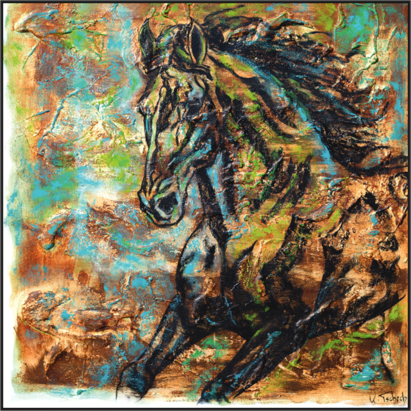 Main image 05-40 Pferdegemälde Kerstin Tschech – Galerie Kunstdruck