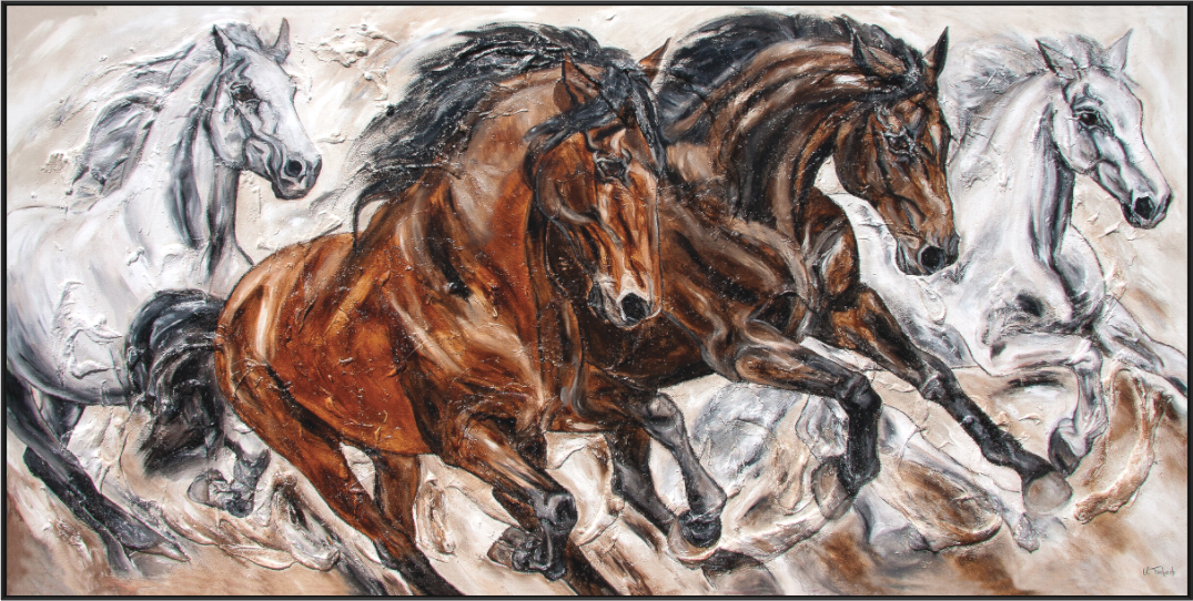 Main image 02-30 Pferdegemälde Kerstin Tschech – Galerie Kunstdruck