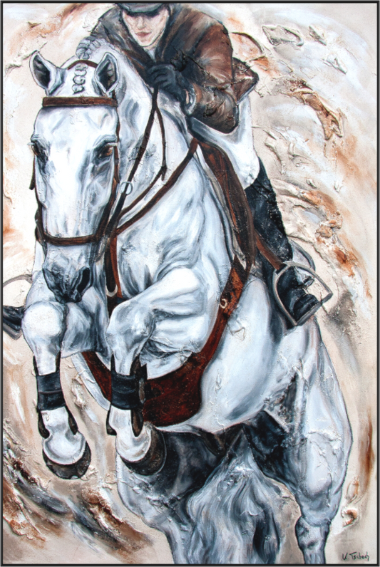 Main image 04-40 Pferdegemälde Kerstin Tschech – Galerie Kunstdruck