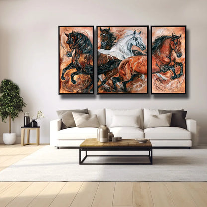 03-16 Andalusische Hengste – Pferde-Acrylglasbild von Kerstin Tschech