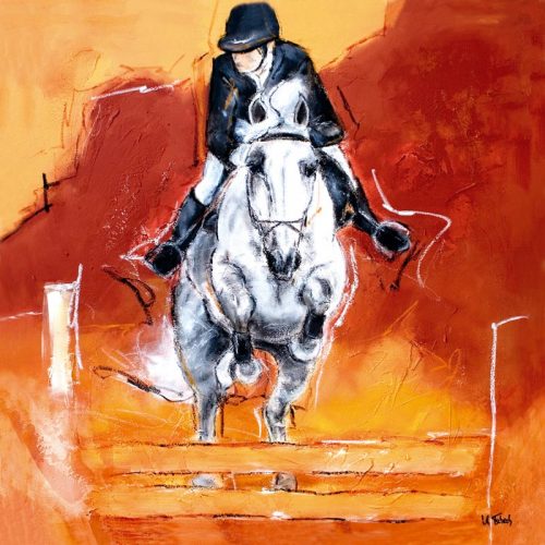 Pferde Kunstdruck, Pferdebild, Pferdegemälde, Pferdeportrait, Pferdekalender, Pferdemaler, Kerstin Tschech